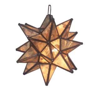 Moravian Star 19 Antique Look Pendant Lamp Light   Even
