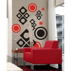  Geometric Modern Pattern Decal Sticker Wall Art Shapes 