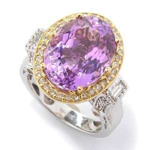   / Yellow Gold Martha Rocha Kunzite, Sapphire & Diamond Ring Jewelry