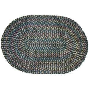   Rug BL 67 10R Blossom Teal 10 ft. Round Braided Rug
