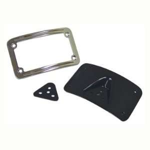  V Factor Curved Style License Plate Mount with Backing 