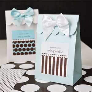  Sweet Shoppe Candy Boxes   Dots and Stripes (set of 12 