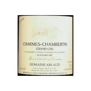  Domaine Arlaud Charmes Chambertin Grand Cru 2006 750ML 