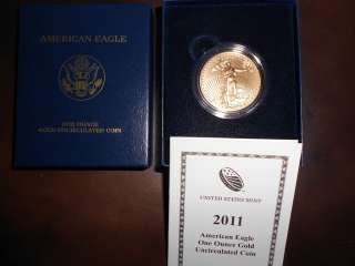 2011  W $50 Gold American Eagle Burnished Uncirculated LOW MINTAGE 