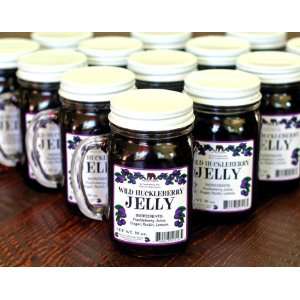 Wild Huckleberry Jelly   16oz Grocery & Gourmet Food