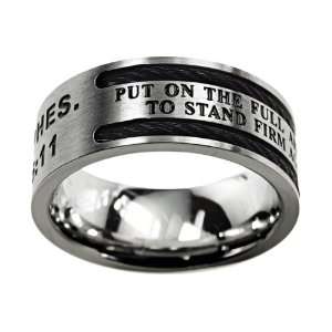  Armor of God Cable Christian Purity Ring Jewelry