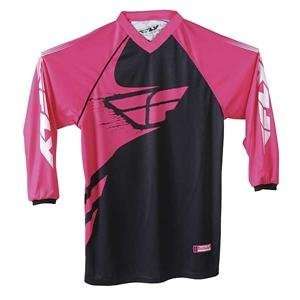   Racing Youth Free Ride Jersey   2007   Small/Pink/Black Automotive
