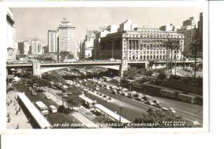 You are bidding on a postcard of Sao Paulo Brazil Parque Ahnangabau 