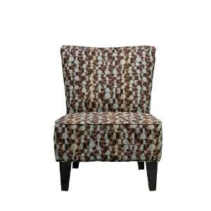   Make a Wish Halsted Armless Transitional Accent Chair
