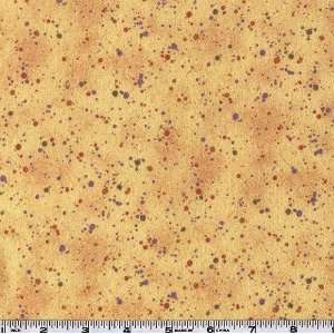  45 Wide Charms Flannel Speckled Yellow Fabric By The 