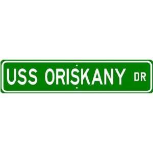 USS ORISKANY CV 34 Street Sign   Navy