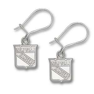   York Rangers sterling silver dangle earrings GEMaffair Jewelry