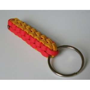  US Marine Corps Paracord Key Chain (Scarlet & Gold 