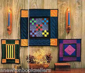 Pattern to Make 3 MINIATURE AMISH QUILTS 3 SIZES ~~ Craft PATTERN 