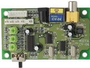 RGBS CGA/EGA to TV and Video Composite converter  