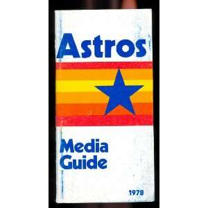  1978 Houston Astros Media Guide