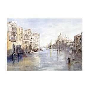  The Grand Canal, With Santa Maria Della Salute, Venice 