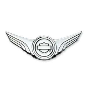  Harley Davidson Bar & Shield w/ Wings Medallion Chrome 