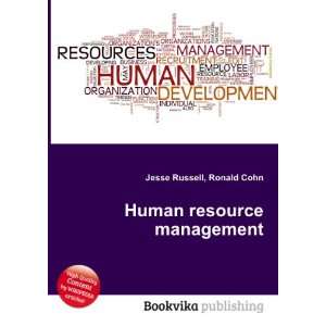 Human resource management Ronald Cohn Jesse Russell 