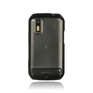 Motorola MB855 Photon 4G Hybrid Flexible TPU Skin Case   Black/Smoke 