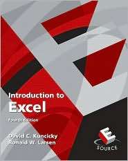 Introduction to Excel, (0136081657), David C. Kuncicky, Textbooks 