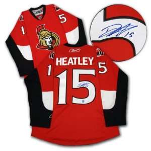  Autographed Dany Heatley Jersey   Ottawa Senators RBK 