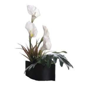  Floral Artificial Potted Calla Lilies in White