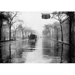  Vintage Art Rainy Day, New York City   05424 7