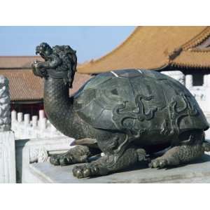  Statue of a Turtle, Symbol of Strength, in the Forbidden 