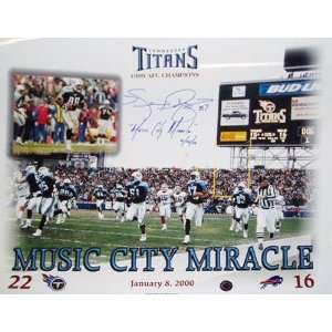  Kevin Dyson Tennessee Titans   Music City Miracle   16x20 
