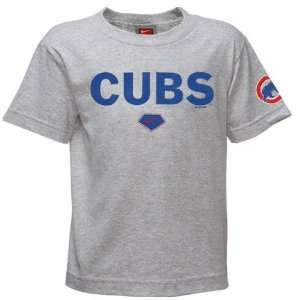  Nike Chicago Cubs Preschool Ash Practice T shirt Sports 