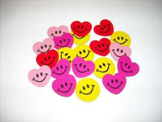 LOT OF 20 SMILING FACE REFRIGERATOR MAGNETIC MAGNETS  