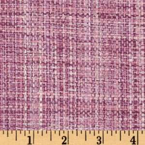 44 Wide Uptown Raw Silk Suiting Tweed Pink/Lavender Fabric By The 