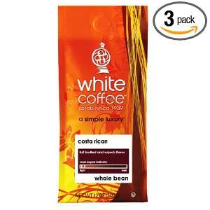 White Coffee Costa Rican (Whole Bean) Grocery & Gourmet Food