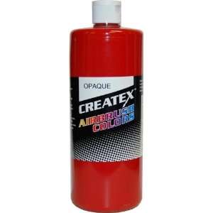  1 QT (32 oz.) of Opaque Red #5210 CREATEX AIRBRUSH COLORS 