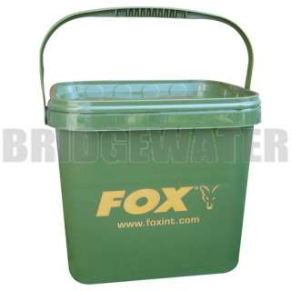 NEW FOX Square Bait Bucket ALL SIZES fishing CHEAP FAST POSTAGE  