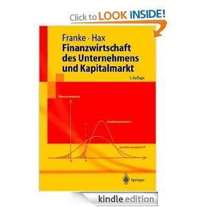 Finanzwirtschaft des Unternehmens und Kapitalmarkt (Springer Lehrbuch 