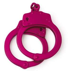  Hiatt Handcuff Standard Steel Handcuffs, Pink Sports 
