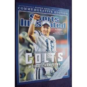 2006 Indianapolis Colts Super Bowl XLI 41 Champions Sports Illustrated 
