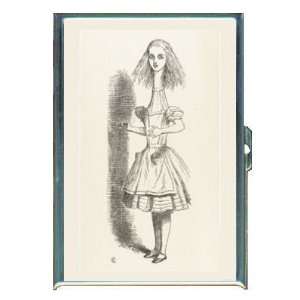 ALICE IN WONDERLAND STRETCHES ID CREDIT CARD WALLET CIGARETTE CASE 