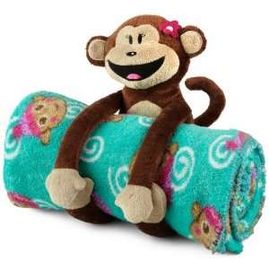  Total Girl Monkey Blanket