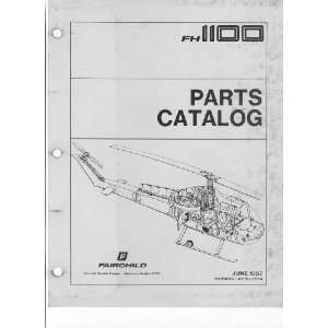   Helicopter Parts Catalog Manual  1967 Fairchild Hiller FH 1100 Books