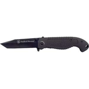  Smith & Wesson CKTACBCP Black Tanto Tactical Coated Knife 