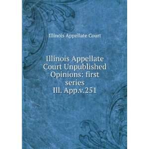  Illinois Appellate Court Unpublished Opinions first 