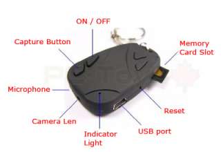   Micro Wireless Hidden Tiny Pinhole Spy Camera & Video + Audio Recorder