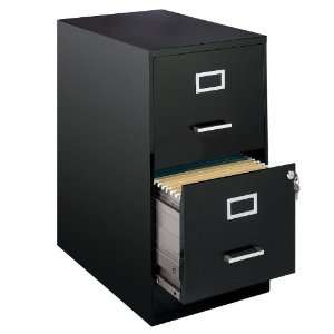  Hirsh Economical Home Office Two Drawer File (Black 
