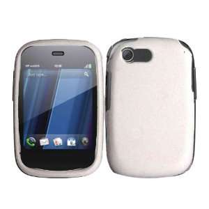    White Hard Case Cover for HP Veer 4G Cell Phones & Accessories