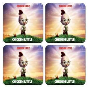Chicken Little Coasters, (set of 4) Brand New