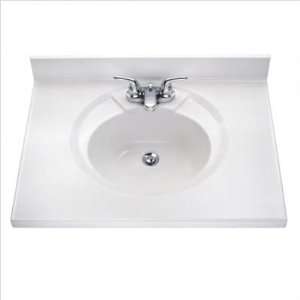  Bundle 24 25 Astra Bathroom Vanity Top in White Finish 