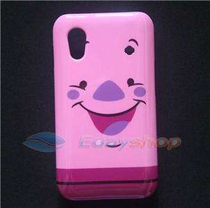 Pink Smile Cartoon Hard Skin Case Cover For Samsung Galaxy Ace S5830 